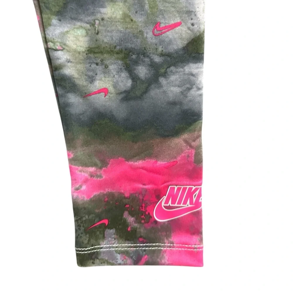 Nike Dri-Fit Pink Long Sleeve Top & Leggings Set Girls Size 4T NWT - Picture 7 of 10